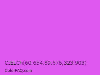 CIELCh 60.654,89.676,323.903 Color Image