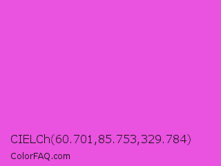 CIELCh 60.701,85.753,329.784 Color Image