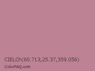 CIELCh 60.713,25.37,359.056 Color Image