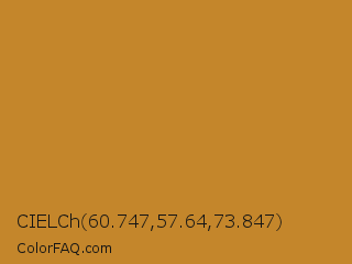 CIELCh 60.747,57.64,73.847 Color Image