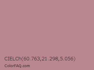 CIELCh 60.763,21.298,5.056 Color Image