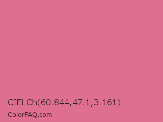 CIELCh 60.844,47.1,3.161 Color Image