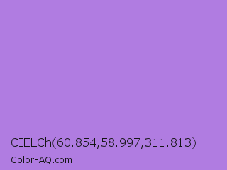 CIELCh 60.854,58.997,311.813 Color Image