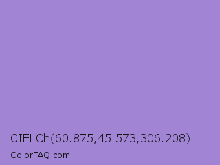 CIELCh 60.875,45.573,306.208 Color Image