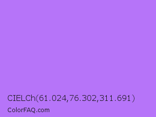 CIELCh 61.024,76.302,311.691 Color Image