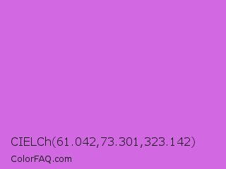 CIELCh 61.042,73.301,323.142 Color Image