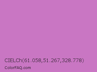 CIELCh 61.058,51.267,328.778 Color Image