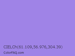 CIELCh 61.109,56.976,304.39 Color Image