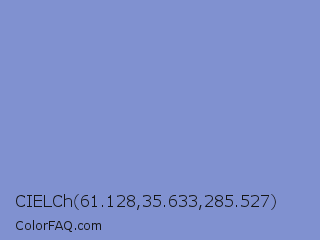 CIELCh 61.128,35.633,285.527 Color Image