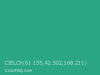 CIELCh 61.155,42.502,168.211 Color Image