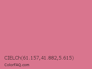 CIELCh 61.157,41.882,5.615 Color Image