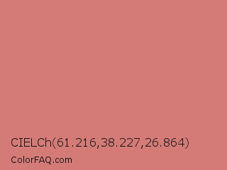 CIELCh 61.216,38.227,26.864 Color Image