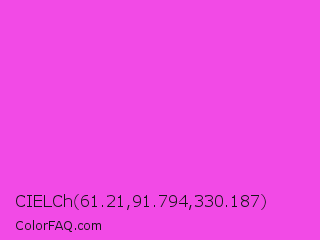 CIELCh 61.21,91.794,330.187 Color Image
