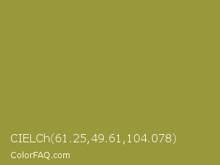 CIELCh 61.25,49.61,104.078 Color Image