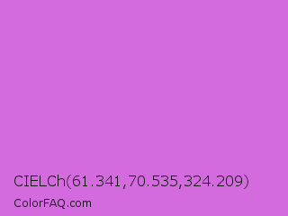 CIELCh 61.341,70.535,324.209 Color Image