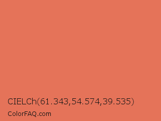 CIELCh 61.343,54.574,39.535 Color Image