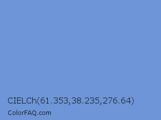 CIELCh 61.353,38.235,276.64 Color Image