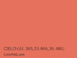CIELCh 61.365,53.866,36.486 Color Image