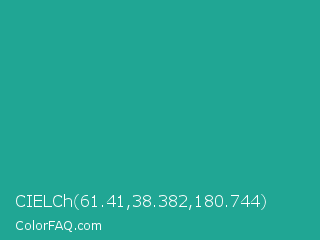 CIELCh 61.41,38.382,180.744 Color Image