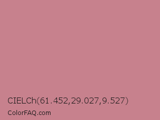 CIELCh 61.452,29.027,9.527 Color Image
