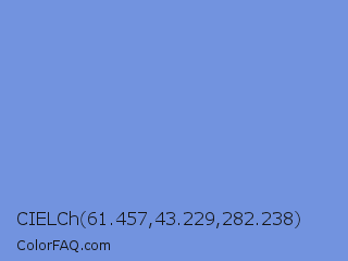 CIELCh 61.457,43.229,282.238 Color Image
