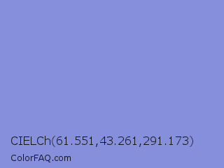 CIELCh 61.551,43.261,291.173 Color Image