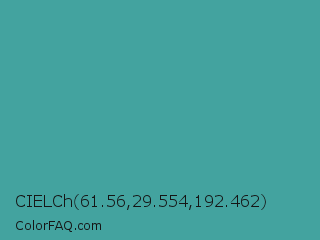CIELCh 61.56,29.554,192.462 Color Image