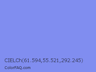 CIELCh 61.594,55.521,292.245 Color Image