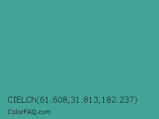 CIELCh 61.608,31.813,182.237 Color Image