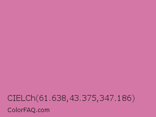 CIELCh 61.638,43.375,347.186 Color Image