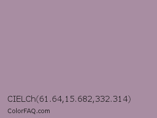 CIELCh 61.64,15.682,332.314 Color Image