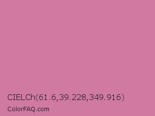 CIELCh 61.6,39.228,349.916 Color Image