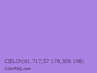 CIELCh 61.717,57.178,309.198 Color Image