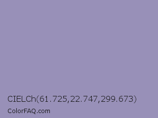 CIELCh 61.725,22.747,299.673 Color Image