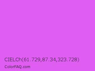 CIELCh 61.729,87.34,323.728 Color Image