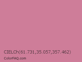 CIELCh 61.731,35.057,357.462 Color Image