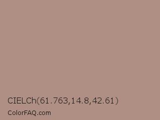 CIELCh 61.763,14.8,42.61 Color Image