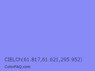 CIELCh 61.817,61.621,295.952 Color Image