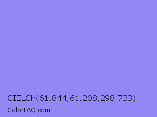 CIELCh 61.844,61.208,298.733 Color Image