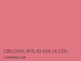 CIELCh 61.875,43.654,16.125 Color Image