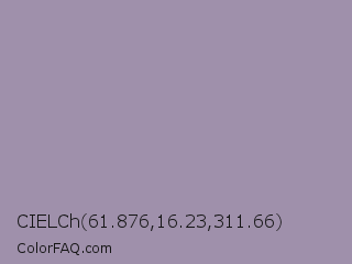 CIELCh 61.876,16.23,311.66 Color Image