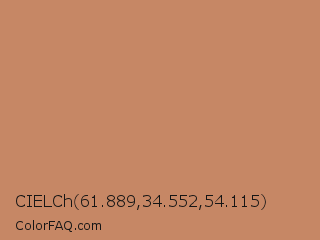 CIELCh 61.889,34.552,54.115 Color Image