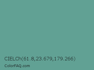CIELCh 61.8,23.679,179.266 Color Image