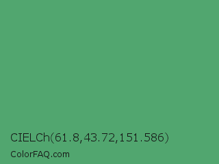 CIELCh 61.8,43.72,151.586 Color Image