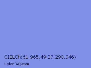 CIELCh 61.965,49.37,290.046 Color Image