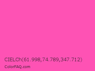 CIELCh 61.998,74.789,347.712 Color Image
