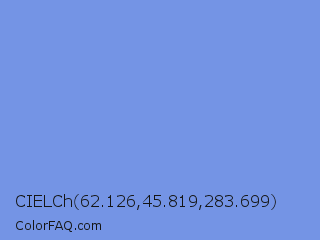 CIELCh 62.126,45.819,283.699 Color Image