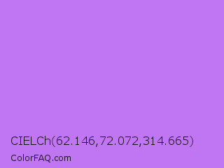 CIELCh 62.146,72.072,314.665 Color Image