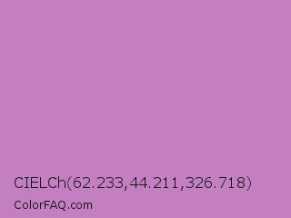 CIELCh 62.233,44.211,326.718 Color Image