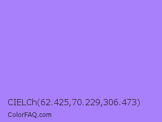 CIELCh 62.425,70.229,306.473 Color Image